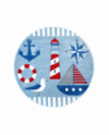 Vaikiškas kilimas - Bueno Navigator Apvalus (mėlyna) 