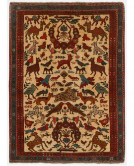 Rytietiškas kilimas Kashghai Old Figural - 150 x 112 cm 