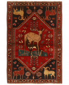Rytietiškas kilimas Kashghai Old Figural - 152 x 106 cm 