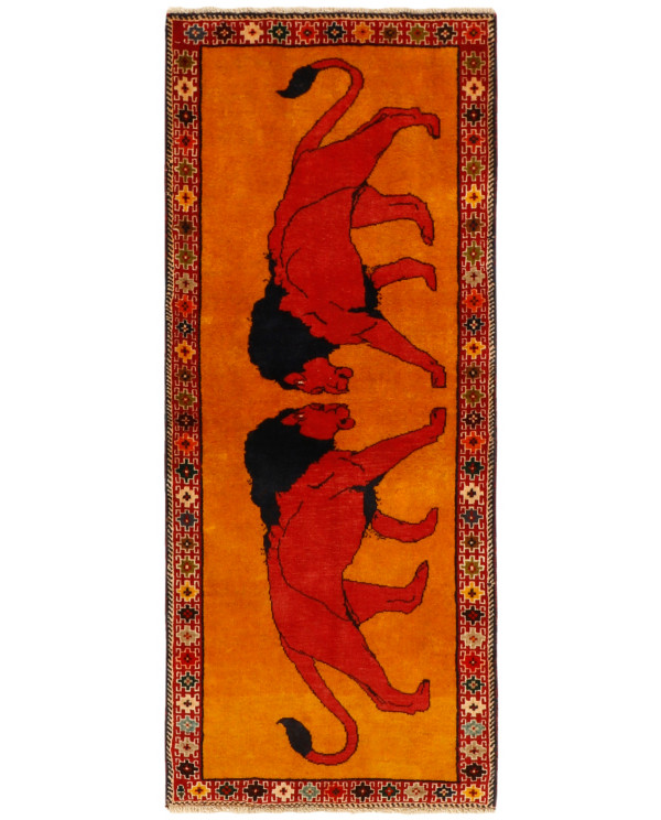 Rytietiškas kilimas Kashghai Old Figural - 184 x 75 cm 