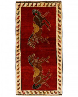 Rytietiškas kilimas Kashghai Old Figural - 165 x 84 cm 