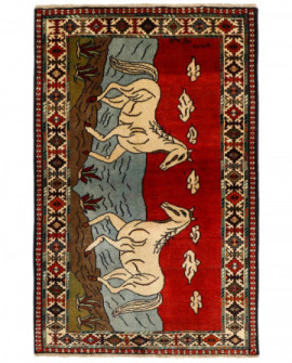 Rytietiškas kilimas Kashghai Old Figural - 155 x 100 cm 
