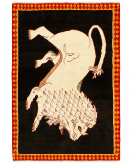 Rytietiškas kilimas Kashghai Old Figural - 165 x 116 cm 