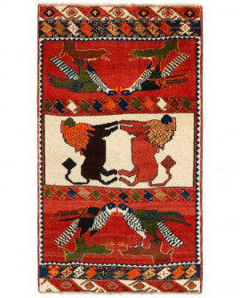 Rytietiškas kilimas Kashghai Old Figural - 194 x 106 cm 