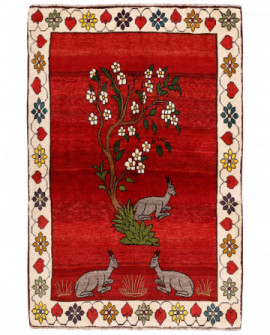 Rytietiškas kilimas Kashghai Old Figural - 185 x 123 cm 