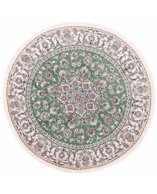 Rytietiškas kilimas Nain Kashmar - 202 x 202 cm 