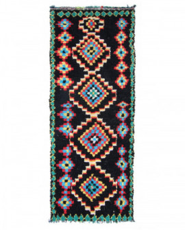 Marokietiškas berberų kilimas Boucherouite 370 x 145 cm 