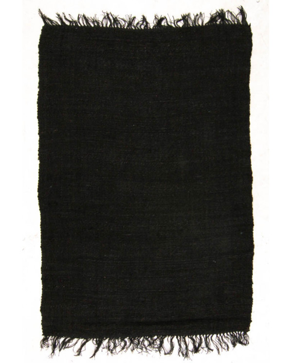 Kanapių kilimas - Natural (juoda) 