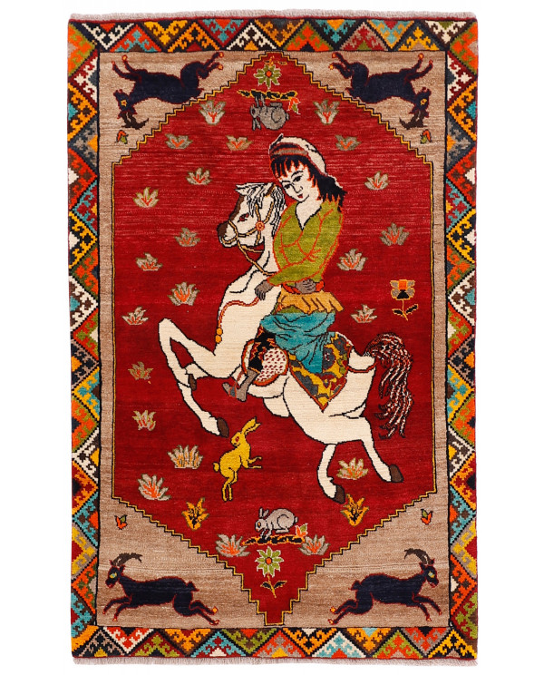 Rytietiškas kilimas Kamseh - 193 x 104 cm 