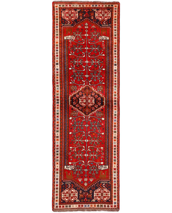 Rytietiškas kilimas Kashghai - 283 x 90 cm 
