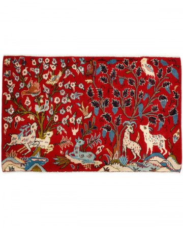 Rytietiškas kilimas Keshan - 64 x 102 cm