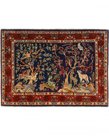 Rytietiškas kilimas Keshan - 74 x 100 cm