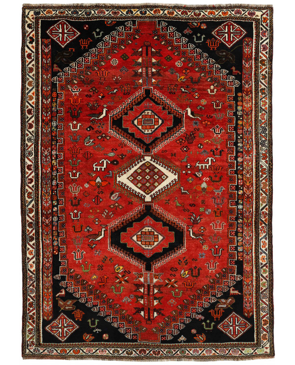 Rytietiškas kilimas Kashghai - 252 x 180 cm 