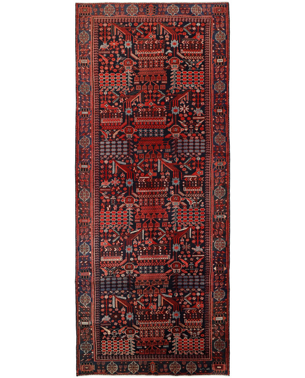 Rytietiškas kilimas Shahsavan - 397 x 158 cm 