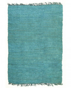 Kanapių kilimas - Natural (mėlyna/turkio) 