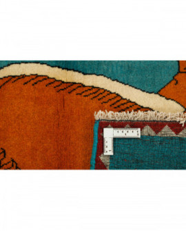 Rytietiškas kilimas Kashghai Old Figural - 145 x 104 cm 
