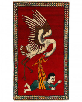 Rytietiškas kilimas Kashghai Old Figural - 181 x 102 cm 