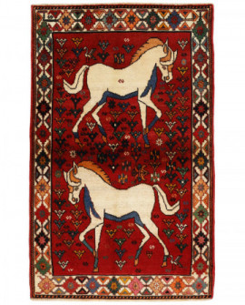 Rytietiškas kilimas Kashghai Old Figural - 155 x 95 cm 