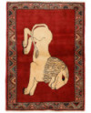 Rytietiškas kilimas Kashghai Old Figural - 153 x 109 cm 