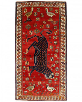 Rytietiškas kilimas Kashghai Old Figural - 290 x 148 cm 
