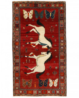 Rytietiškas kilimas Kashghai Old Figural - 286 x 162 cm 