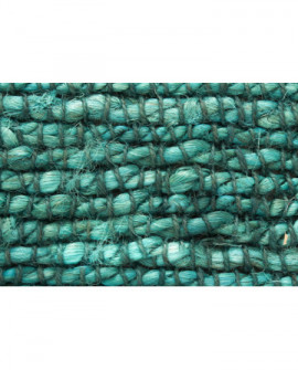 Kanapių kilimas - Natural (mėlyna/turkio) 