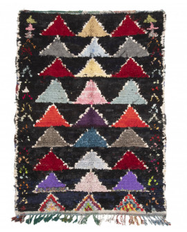 Maroko berberų kilimas Boucherouite 210 x 150 cm