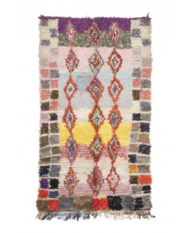 Maroko berberų kilimas Boucherouite 235 x 125 cm