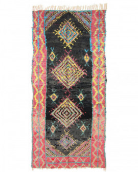 Maroko berberų kilimas Boucherouite 330 x 150 cm 