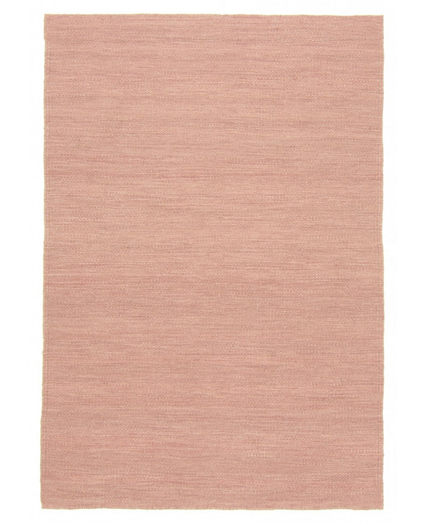 Vilnonis kilimas - Dhurry (rožinė) 