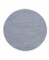 Apvalus kilimas - Dhurry (metalo mėlyna) 