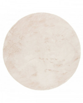Apvalus kilimas -  Aranga Super Soft Fur (smėlio) 