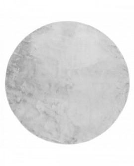 Apvalus kilimas -  Aranga Super Soft Fur (pilka) 