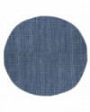 Apvalus kilimas - Snowshill (mėlyna/juoda) 