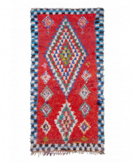 Maroko berberų kilimas Boucherouite 295 x 150 cm 
