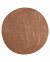 Apvalus kilimas - Perdirbtas kilimas su viskoze (ruda) 