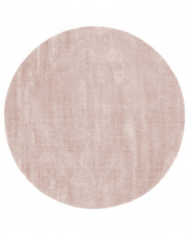 Apvalus kilimas - Perdirbtas kilimas su viskoze (šviesiai ruda) 