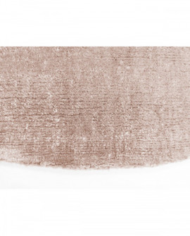 Apvalus kilimas - Perdirbtas kilimas su viskoze (šviesiai ruda) 