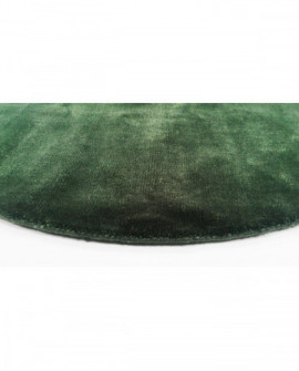 Apvalus kilimas - Perdirbtas kilimas su viskoze (žalia) 