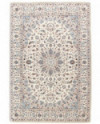 Jacquard austas Nain kilimas (dramblio kaulo/šviesiai mėlyna) 