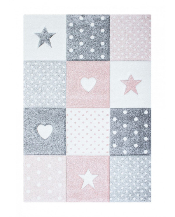 Vaikiškas kilimas - Atlas Star (rožinė) 