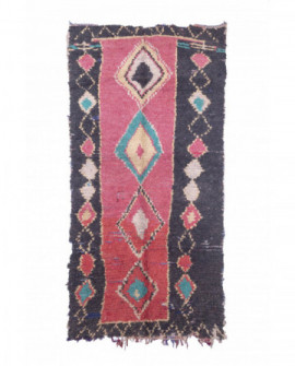 Maroko berberų kilimas Boucherouite 275 x 135 cm 