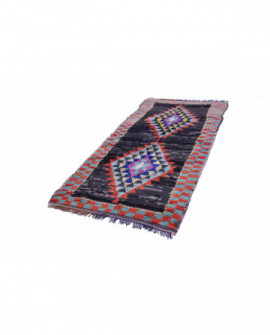 Maroko berberų kilimas Boucherouite 275 x 125 cm 