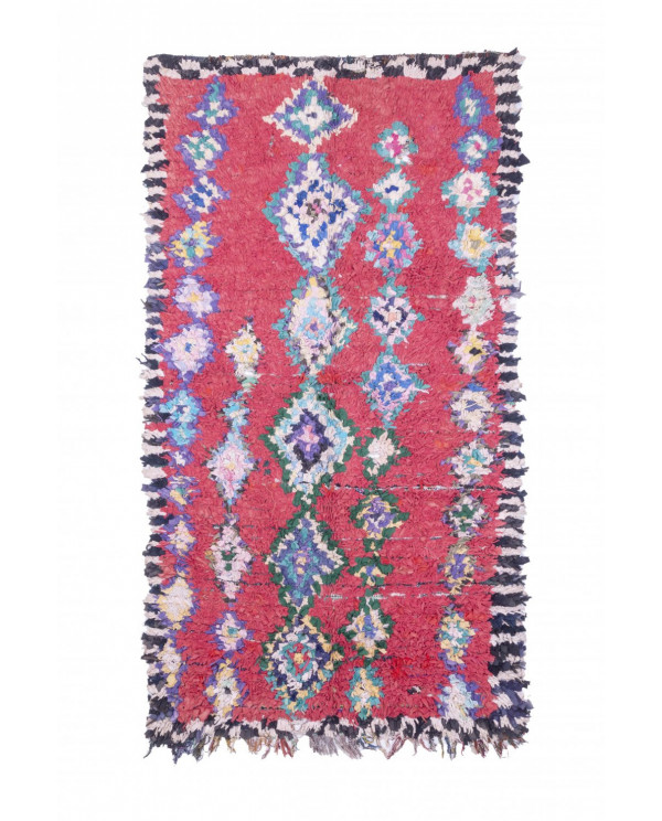 Maroko berberų kilimas Boucherouite 250 x 135 cm 