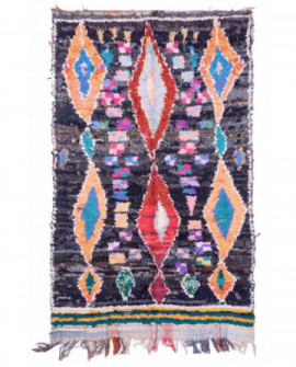 Maroko berberų kilimas Boucherouite 235 x 150 cm 