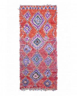 Maroko berberų kilimas Boucherouite 315 x 135 cm 