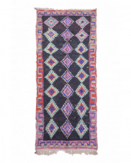 Maroko berberų kilimas Boucherouite 300 x 135 cm 