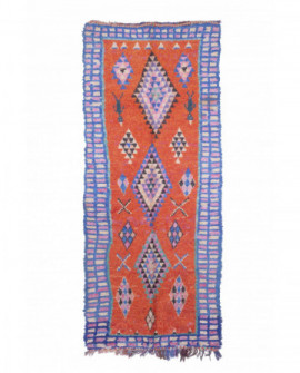 Maroko berberų kilimas Boucherouite 315 x 130 cm 