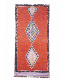Maroko berberų kilimas Boucherouite 365 x 175 cm 