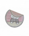 Vaikiškas kilimas - Caruba Hippo Apvalus (rožinė)
